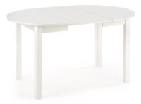 Stôl RINGO, plát: lakovaná MDF-biela/podnož: masívne drevo - biela - ilustračný obrázok Stôl RINGO, plát: lakovaná MDF-biela/podnož: masívne drevo - biela - ilustračný obrázok
