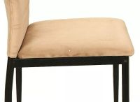 Stolička RIP VELVET, poťah: látka BLUVEL 28 béžová/kov - čierna mat. - ilustračný obrázok Stolička RIP VELVET, poťah: látka BLUVEL 28 béžová/kov - čierna mat. - ilustračný obrázok