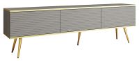 RTV stolk BARI MDF BA04 175 3D s noikami, farba: siv