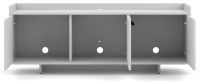 Sektorový nábytok CUP RTV stolík 01 3D, farba: biela, vnútro, ilustračný obrázok