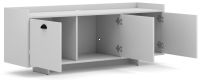 Sektorový nábytok CUP RTV stolík 01 3D, farba: biela, vnútro, ilustračný obrázok