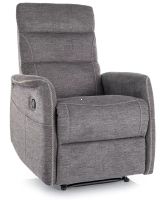 Relaxa�n� kreslo SOLON BREGO M, po�ah: l�tka BREGO 18 tmav� siv� - ilustra�n� obr�zok