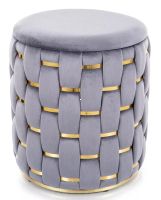 Taburetka TIARA VELVET, po�ah: l�tka siv� TAP 252 - ilustra�n� obr�zok