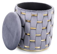 Taburetka TIARA VELVET, po�ah: l�tka siv� TAP 252, �lo�n� priestor - ilustra�n� obr�zok