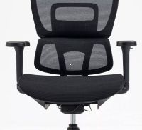 Kancel�rske kreslo WINNER, farba: sie�ovina �ierna/plast-�ierna - ilustra�n� obr�zok