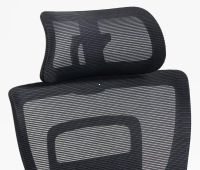 Kancel�rske kreslo WINNER, farba: sie�ovina �ierna/plast-�ierna - ilustra�n� obr�zok