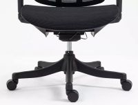 Kancel�rske kreslo WINNER, farba: sie�ovina �ierna/plast-�ierna - ilustra�n� obr�zok