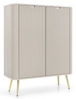 Komoda ZORIA K103, farba: kamr / nohy - zlat
