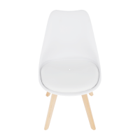 stolika BALI 2 NEW, poah: poah: ekokoa biela/plast+drevo - buk, ilustran obrzok