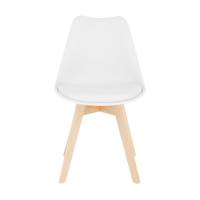 stolika BALI 2 NEW, poah: poah: ekokoa biela/plast+drevo - buk, ilustran obrzok