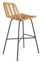 barov stolika H-97, farba: syntetick ratan - prrodn/kov s povrchovou pravou - ierna, ilustran obrzok