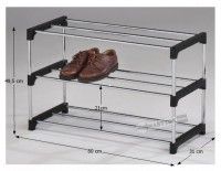 botnk MONTEGO - rozmery, farba: kov - chrm/plast - iernak