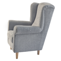 Kreslo CHARLOT, l�tka Coral Baucl� 75 siv� 