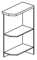 kuchynsk linka PROVANCE spodn skrinka D25PZ, strana: Prav, farba korpusu: biela, ilustran obrzok
