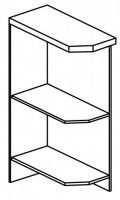 kuchynsk linka PROVANCE spodn skrinka D25PZ, strana: av, farba korpus: biela, ilustran obrzok