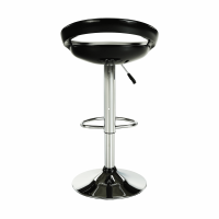 barov stolika DONGO NOVE, farba: plast ierna / kov - chrm, ilustran obrzok