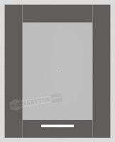 Farba dvierok DSO-45-57: sklo/rm: graphite