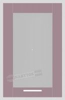 Farba dvierok DSO-45-72: sklo/rm: plum