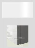 Farba dvierok 7D/L: graphite + lacobel biela
