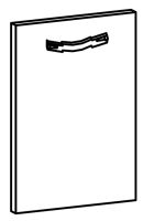 kuchynsk linka LAYLA dvierka na umvaku 44,6x71,3 cm - perokresba, farba: dvierka: siv mat, ilustran obrzok
