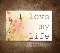 Obraz 1 dielny I LOVE MY LIFE