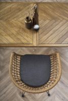 farba: dub medový/kov s povrchovou úpravou - čierna, stôl ALVARO - ilustračný obrázok