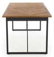 farba: dub medový/kov s povrchovou úpravou - čierna, stôl ALVARO - ilustračný obrázok