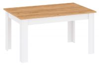 Jedlensk stl LANZETTE rozkladac, farba: biela alba/dub craft zlat