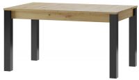Jedlensk stl LUCAS 40, farba: dub artisan/ierna mat., dub artisan/ierna mat.