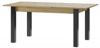 Jedlensk stl LUCAS 40, farba: dub artisan/ierna mat., dub artisan/ierna mat.