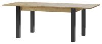 Jedlensk stl LUCAS 40, farba: dub artisan/ierna mat., dub artisan/ierna mat.