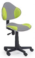 poah: ltka membrnov siv/ltka membrnov zelen/plast - ierna, kancelrska stolika FLASH 2 - ilustran obrzok