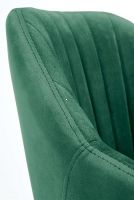 poah: ltka VELVET tmav zelen/kov-ierna, kancelrska stolika FRESCO - ilustran obrzok