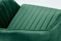 poah: ltka VELVET tmav zelen/kov-ierna, kancelrska stolika FRESCO - ilustran obrzok