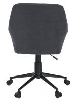 kancelrska stolika LAIRA, poah: ltka siv/kov-ierna, ilustran obrzok