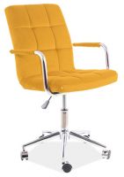 Kancelárska stolička Q-022 VELVET