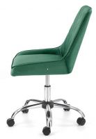 farba: ltka VELVET tmav zelen/kov, kancelrska stolika RICO - ilustran obrzok