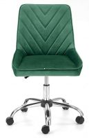farba: ltka VELVET tmav zelen/kov, kancelrska stolika RICO - ilustran obrzok