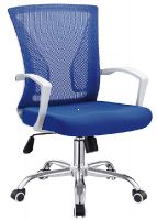 poah: sieovina modr/kov s povrchovou pravou - chrm/plast - biela, Kancelrska stolika IZOLDA - ilustran obrzok