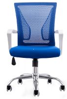 poah: sieovina modr/kov s povrchovou pravou - chrm/plast - biela, Kancelrska stolika IZOLDA - ilustran obrzok