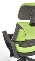 poah: ltka membrnov ierna/sieovina zelen/plast - ierna, kancelrska stolika VALDEZ - ilustran obrzok