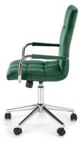 poah: ltka VELVET tmav zelen/kov, kancelrska stolika GONZO 4 - ilustran obrzok
