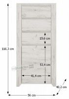 Komoda ANGEL TYP 35 - rozmery