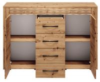sektorov nbytok ARTIS 07 komoda 2D4S - vntro, dub artisan + MDF dub artisan