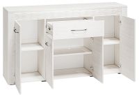 sektorov nbytok CLERMONT 08 komoda 4D1S - vntro, borovica snen