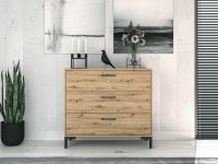Komoda NEVIO 09, farba: dub artisan