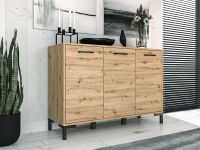 Komoda NEVIO 10, farba: dub artisan