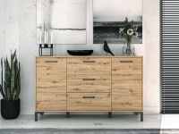 Komoda NEVIO 12, farba: dub artisan