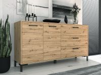 Komoda NEVIO 13, farba: dub artisan