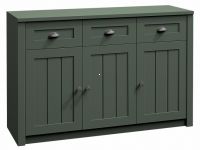 Komoda PROVANCE K3SP, farba: zelen